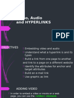 Video Audio Hyperlinks