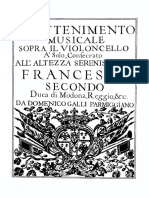 Galli - Domenico - Trattenimento Musicale Sopra Il Violoncello Ms.1691 BW PDF