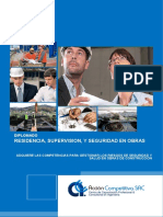 Brochure - Residencia, Supervicion y Seguridad en Obras PDF