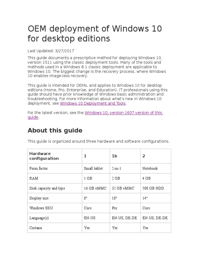 can i install oem windows 10 on another computer