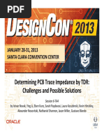 Determining PCB Trace Impedance by TDR: Challenges and Possible Solutions