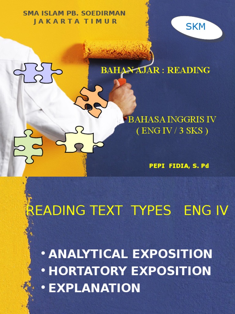 English IV Reading Text Types Guide | PDF | Foreign Language Studies