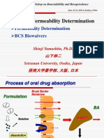 BCS and Permeability Determination