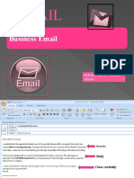 Email in Business Communication