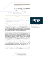 Quadrivalent HPV Vaccination and The Risk of Adverse Pregnancy Outcomes