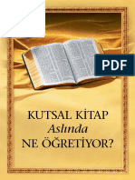 kutsal kitap aslında ne öğretiyor