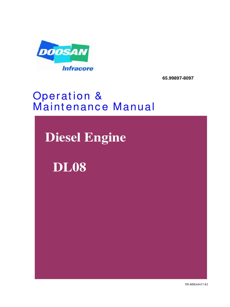 DL08 Diesel Engine Operation Manual | PDF | Horsepower | Turbocharger