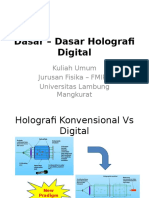 Kuliah Digital Holografi