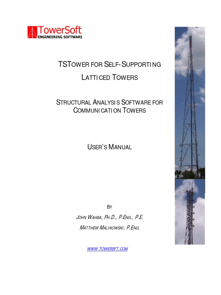 SS Towersmanual PDF | PDF | Microsoft Windows | Computer Program