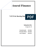 BF - Group No 10 - LTCM & Barring Bank