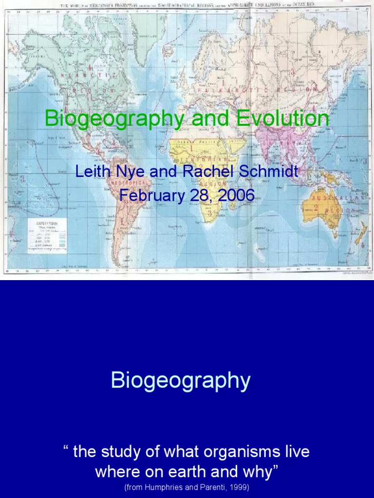 Biogeography and Species Distribution Insights | PDF | Biogeography ...