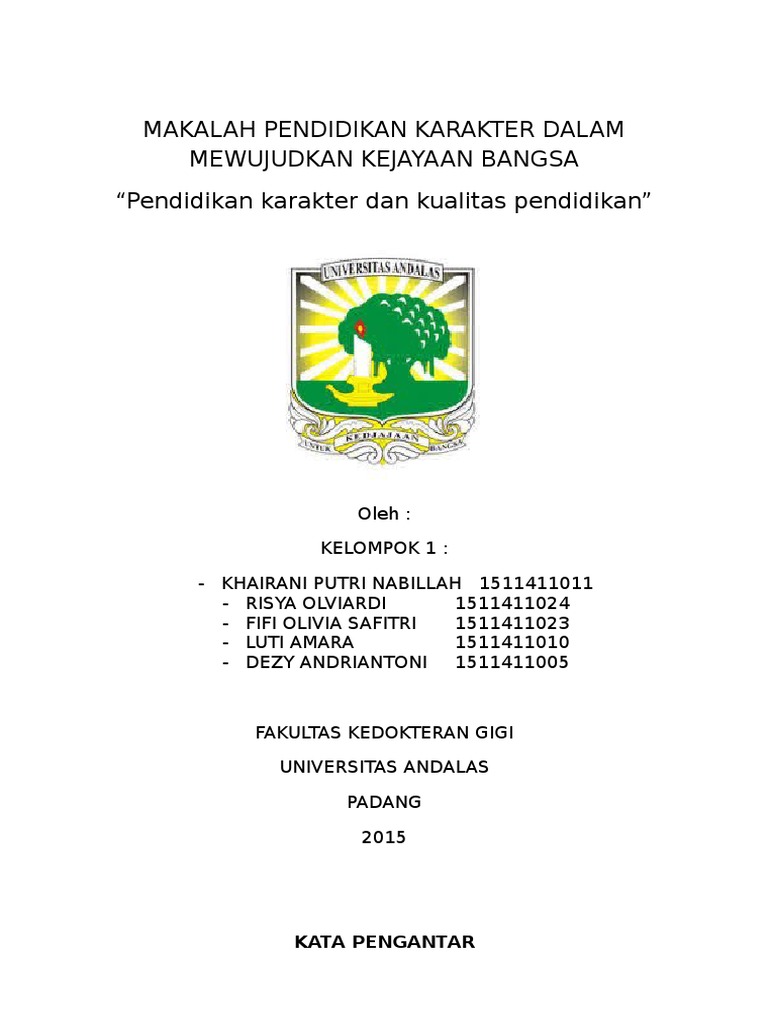 6 Ciri Karakter Anak Bermasalah Pendidikan Karakter