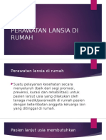 Perawatan Lansia Di Rumah