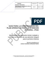 G2.MO12.PP Guía para La Construcción Del Plan Operativo de Atención Integral POAI v1 - 1