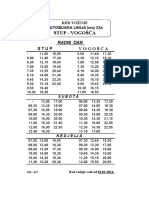 Lin 22a Stup - Vogošća