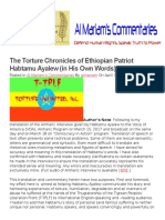 Torture Chronicles of Ethiopia