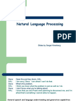 Natural Language Processing: Slides by Sergei Nirenberg