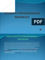 Deskripsi Perekonomian Indonesia