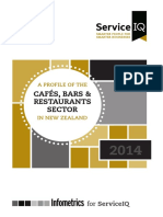 Service IQ - NZ Cafes-Bars-Restaurants Sector 2014