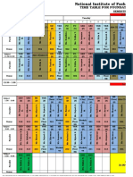 Time Table - FP 2016 (July-Dec)