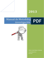 Manual de Metodologia de Investigacion