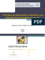 1 - Princípios de Gastronomia e Alimentos Funcionais