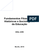 Fundamentos Fil Hist Soc Da Educacao - Volume 2 VFINAL 