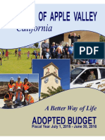 Town of Apple Valley: Adopted Budget