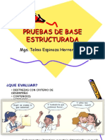 Pruebas de base estructurada objetivas