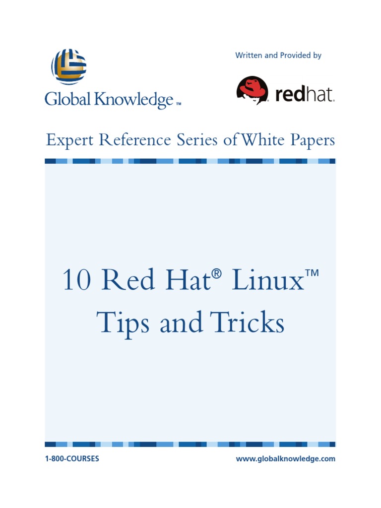 10 Red Hat Linux Tips and Tricks PDF | PDF | Computer File | Operating ...