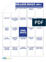 Icebreaker Bingo Printable