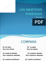 Adjetivos posesivos