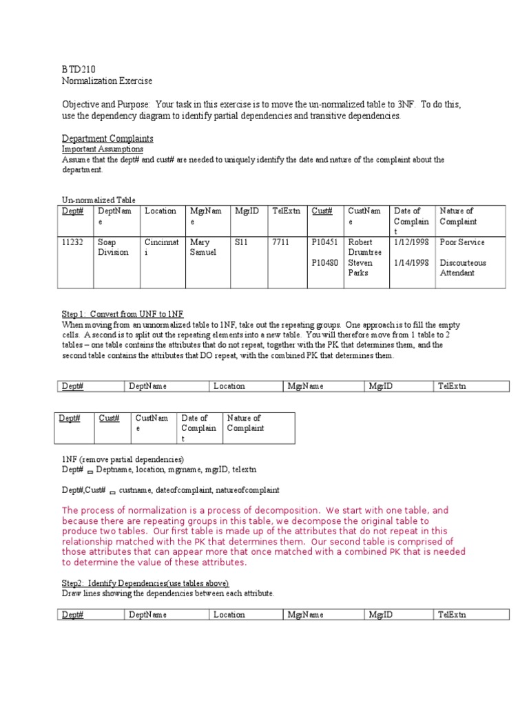Normalization Document 102 | PDF | Areas Of Computer Science | Business