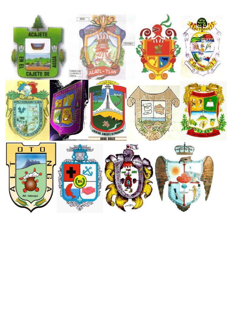 Escudos de los municipios del Estado de Veracruz
