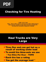9 Checking for Tire Heating With Caterpillar Trucks
