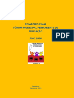 Relatório Final FMPE/Garanhuns 2016