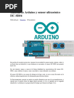 Uso del sensor infrarrojo FC-51 con Arduino | PDF