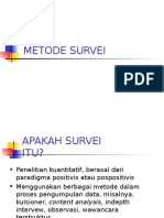 Metode Survei Riset