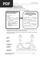 WORKSHEET 14.1 Mendel's First Law