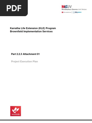 Project Execution Plan - KLE