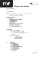 Software Testing Concepts