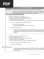 Download CS Form No 212 Attachment - Work   Experience Sheetdocx by Girlie Harical Gangawan SN344218060 doc pdf