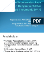 Asuhan Keperawatan Pada Pasien Dengan Ventilator Associated Pneumonia