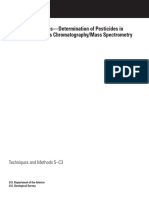 Methods of Analysis-Determination of Pesticides in Sediment Using Gas ChromatographyMass SpectrometryU PDF