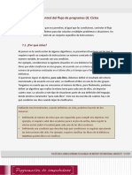 Lectura 1 Control Del Flujo de Programas II Ciclos