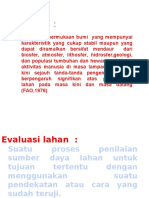 Bahan Kuliah i Analisis Spasial Dan Evaluasi Lahan Pasca Pebruari 2011