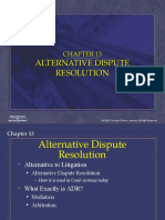 Chapter 13 Alternative Dispute Resolution