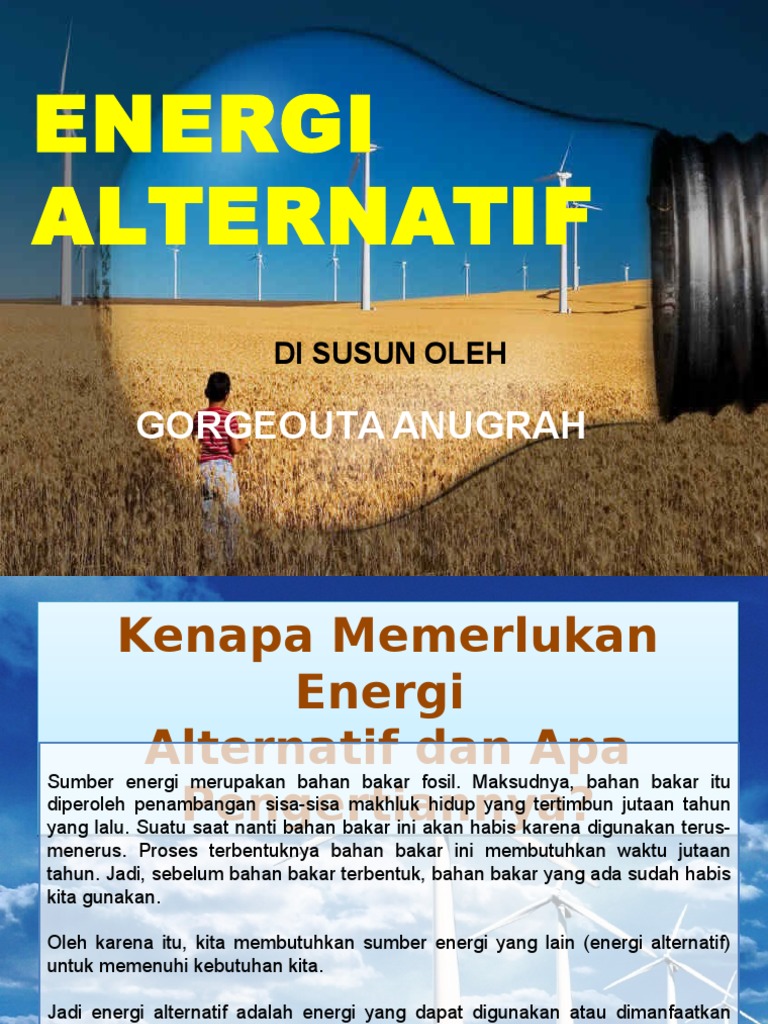 Gambar Poster Energi Alternatif Gambar Poster Energi Alternatif