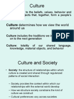 Culture and Values