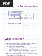 Verilog 1 - Fundamentals: UCSD CSE 141L - Taylor